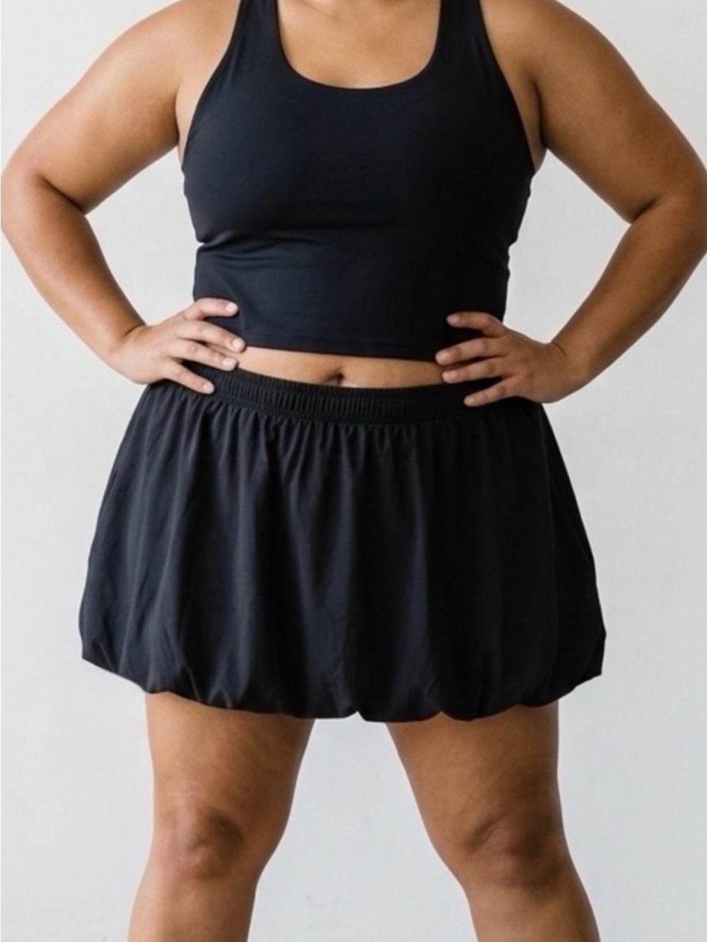 Aritzia Navy Bubble Skort